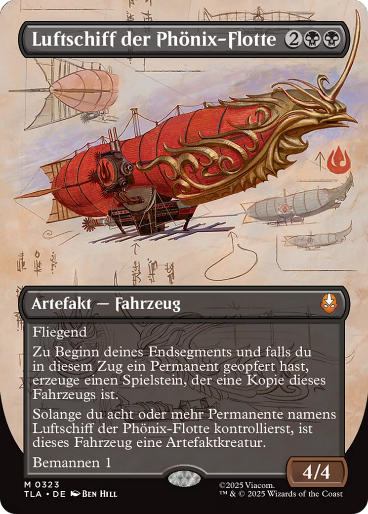 Phoenix Fleet Airship (Borderless) [Avatar: The Last Airbender] | Exor Games Bridgewater