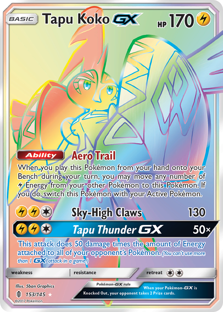 Tapu Koko GX (153/145) [Sun & Moon: Guardians Rising] | Exor Games Bridgewater