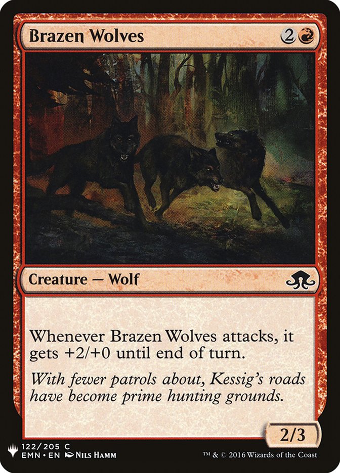 Brazen Wolves [Mystery Booster] | Exor Games Bridgewater