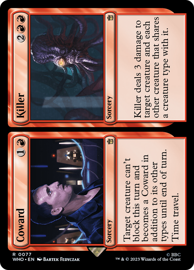 Coward // Killer [Doctor Who] | Exor Games Bridgewater