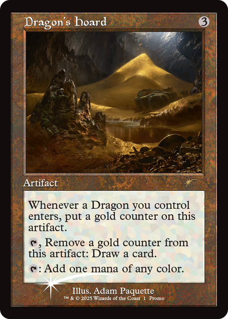 Dragon's Hoard (Retro Frame) [Wizards Play Network 2025] | Exor Games Bridgewater