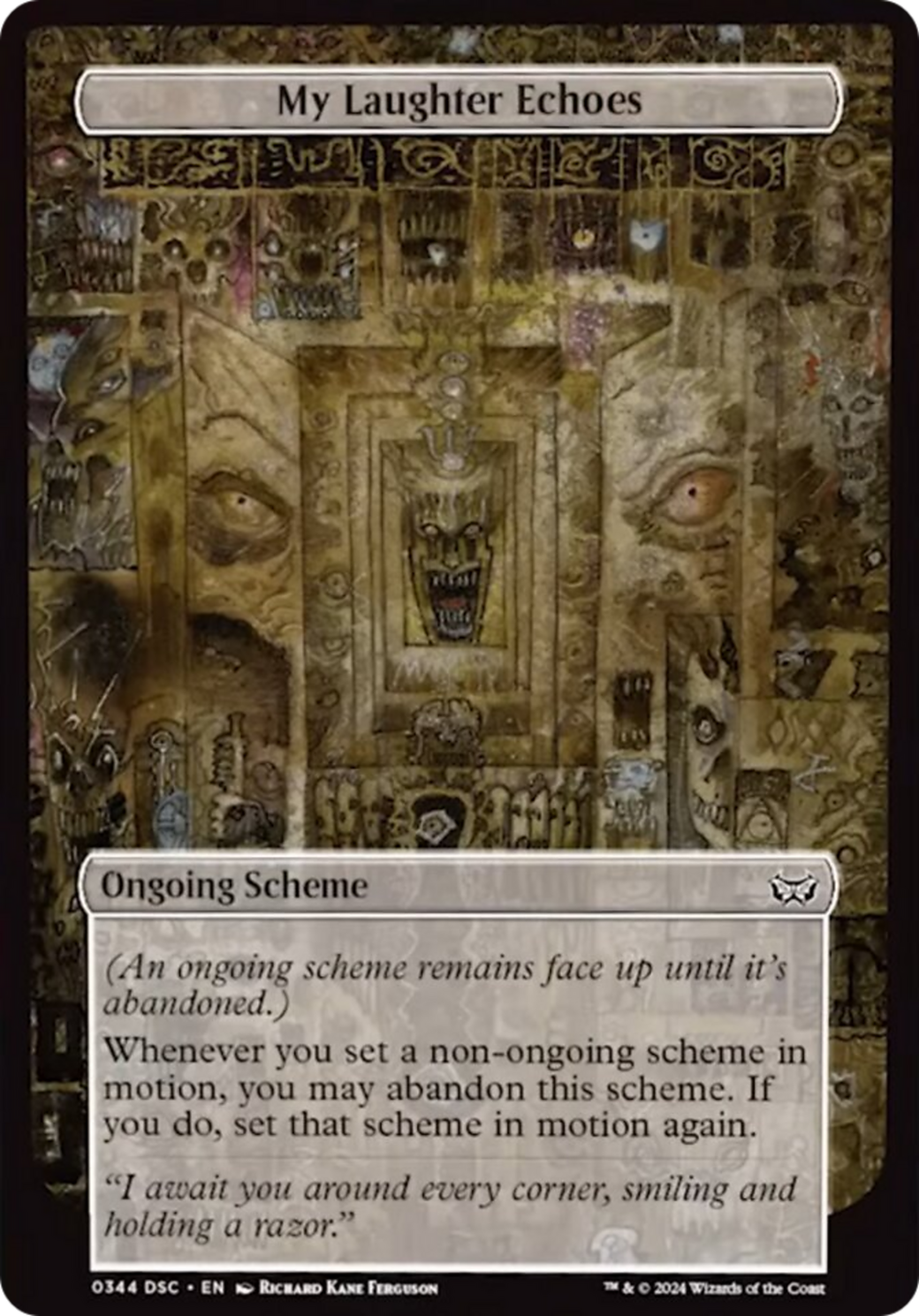 My Laughter Echoes (Full Art) [Duskmourn: Archenemy] | Exor Games Bridgewater