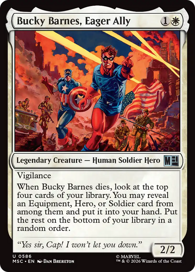 Bucky Barnes, Eager Ally [Marvel Super Heroes Commander] | Exor Games Bridgewater