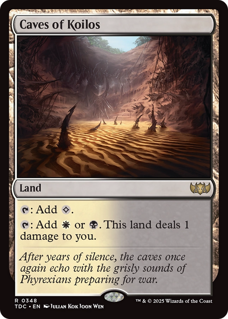 Caves of Koilos [Tarkir: Dragonstorm Commander] | Exor Games Bridgewater