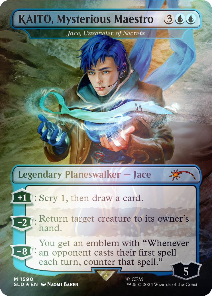 KAITO, Mysterious Maestro - Jace, Unraveler of Secrets (Rainbow Foil) [Secret Lair Drop Series] | Exor Games Bridgewater