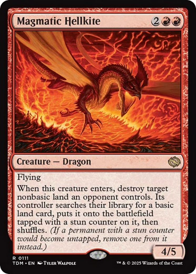 Magmatic Hellkite [Tarkir: Dragonstorm] | Exor Games Bridgewater