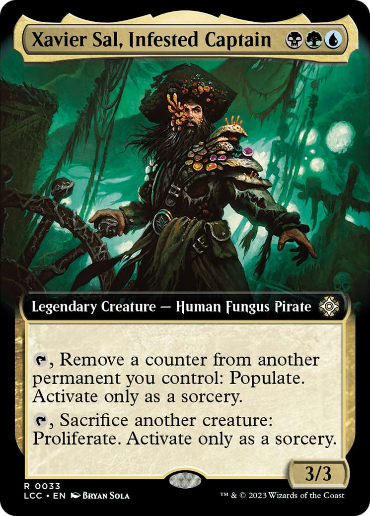 Xavier Sal, Infested Captain (Extended Art) [The Lost Caverns of Ixalan Commander] | Exor Games Bridgewater