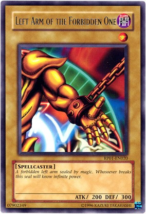 Left Arm of the Forbidden One [RP01-EN020] Rare | Exor Games Bridgewater