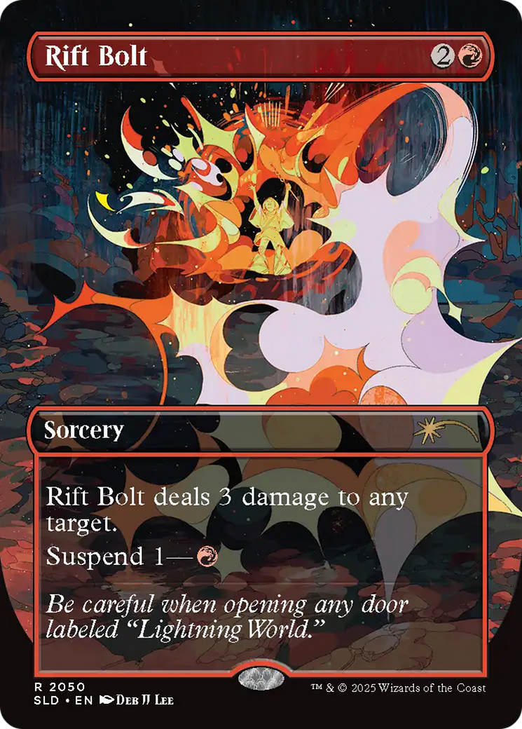 Rift Bolt (2050) (Rainbow Foil) [Secret Lair Drop Series] | Exor Games Bridgewater