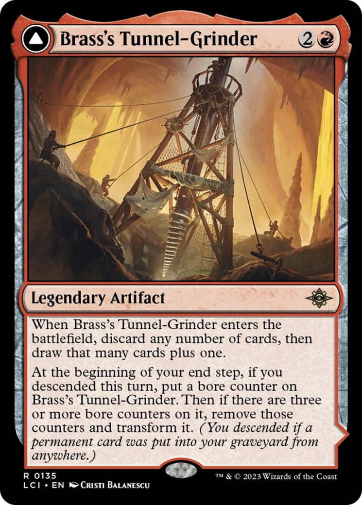 Brass's Tunnel-Grinder // Tecutlan, The Searing Rift [The Lost Caverns of Ixalan] | Exor Games Bridgewater