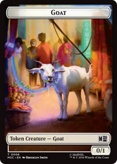 Soldier // Goat Double-Sided Token [Marvel Super Heroes Commander Tokens] | Exor Games Bridgewater