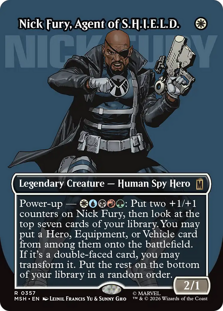 Nick Fury, Agent of S.H.I.E.L.D. (Borderless) (0357) [Marvel Super Heroes] | Exor Games Bridgewater