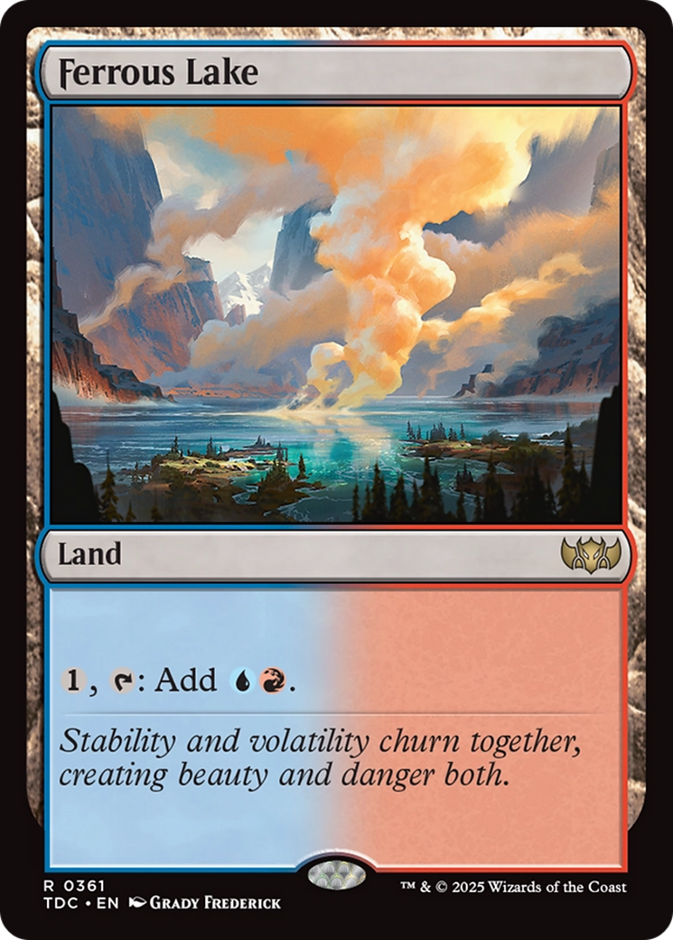 Ferrous Lake [Tarkir: Dragonstorm Commander] | Exor Games Bridgewater