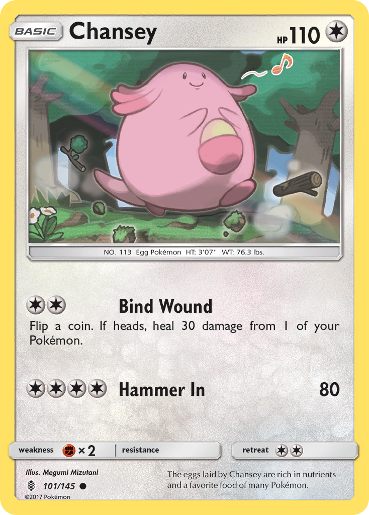 Chansey (101/145) [Sun & Moon: Guardians Rising] | Exor Games Bridgewater