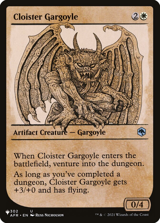 Cloister Gargoyle (Showcase) [The List] | Exor Games Bridgewater