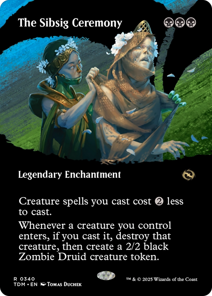 The Sibsig Ceremony (Borderless) [Tarkir: Dragonstorm] | Exor Games Bridgewater