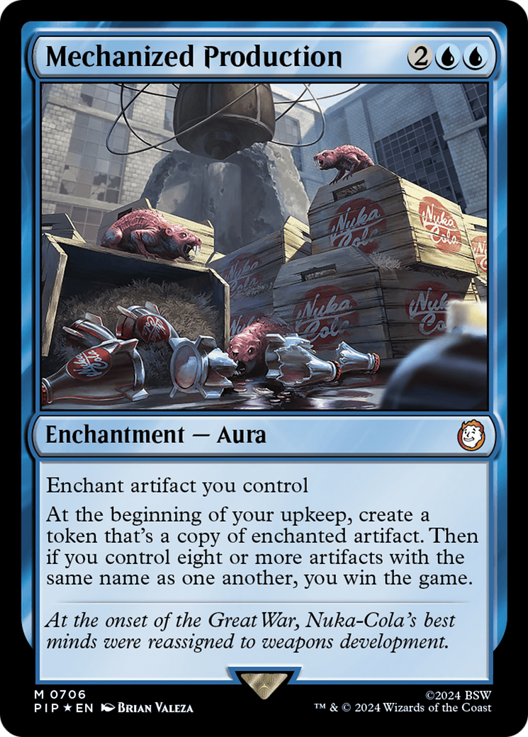 Mechanized Production (Surge Foil) [Fallout] | Exor Games Bridgewater