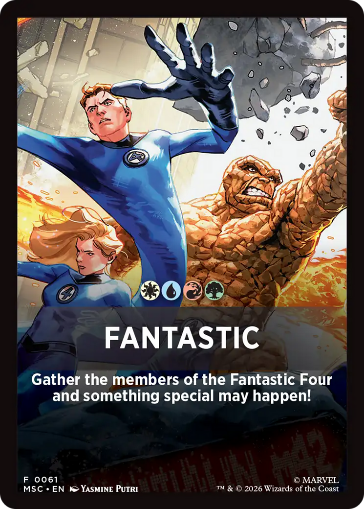 Fantastic Theme Card [Marvel Super Heroes Commander] | Exor Games Bridgewater