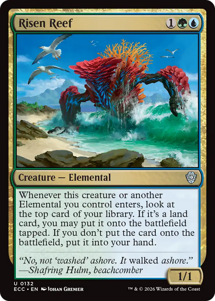 Risen Reef [Lorwyn Eclipsed Commander] | Exor Games Bridgewater