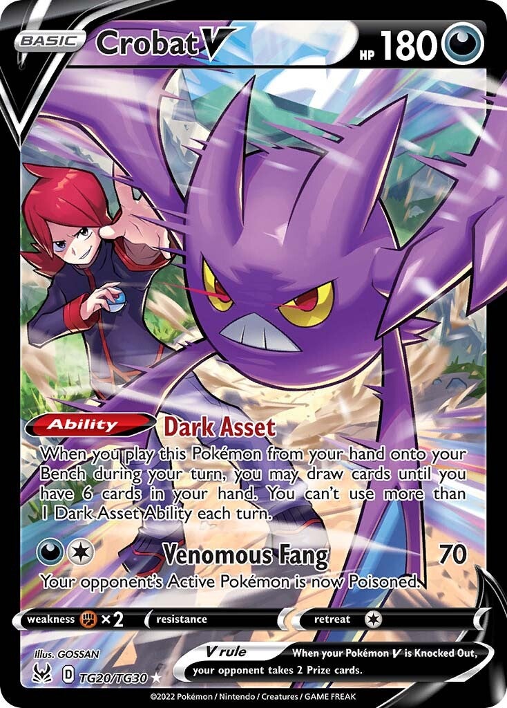 Crobat V (TG20/TG30) [Sword & Shield: Lost Origin] | Exor Games Bridgewater