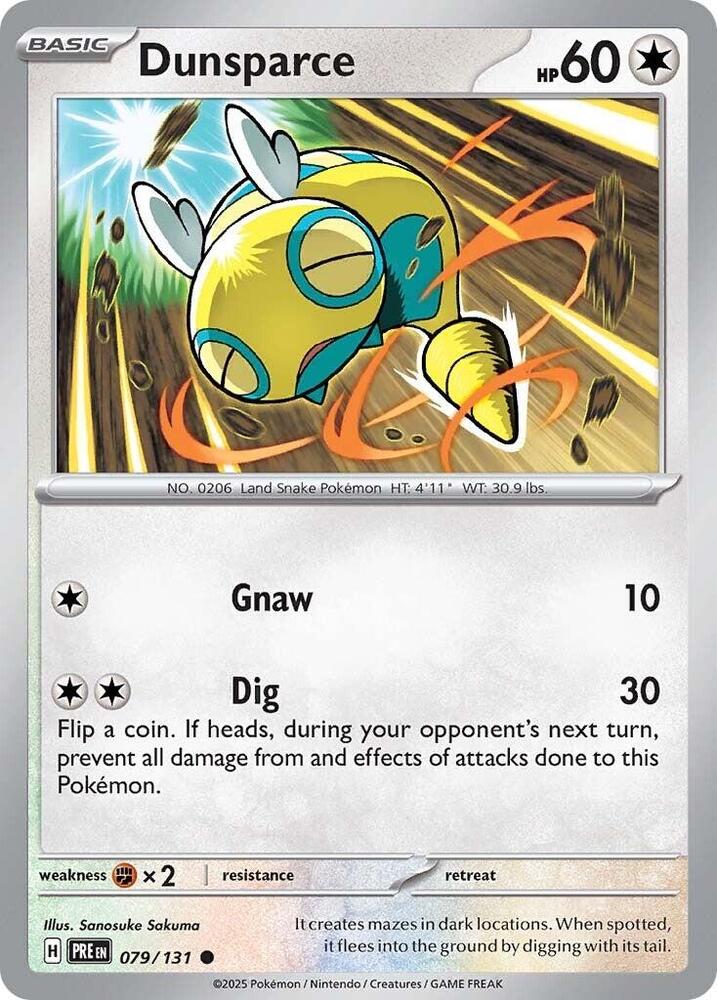 Dunsparce (079/131) [Scarlet & Violet: Prismatic Evolutions] | Exor Games Bridgewater