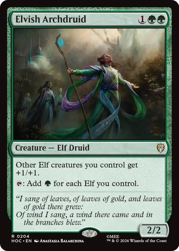Elvish Archdruid [The Hobbit: Eternal-Legal] | Exor Games Bridgewater