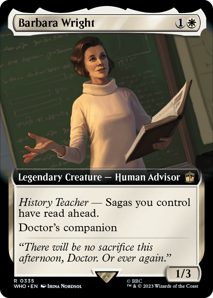 Barbara Wright (Extended Art) [Doctor Who] | Exor Games Bridgewater