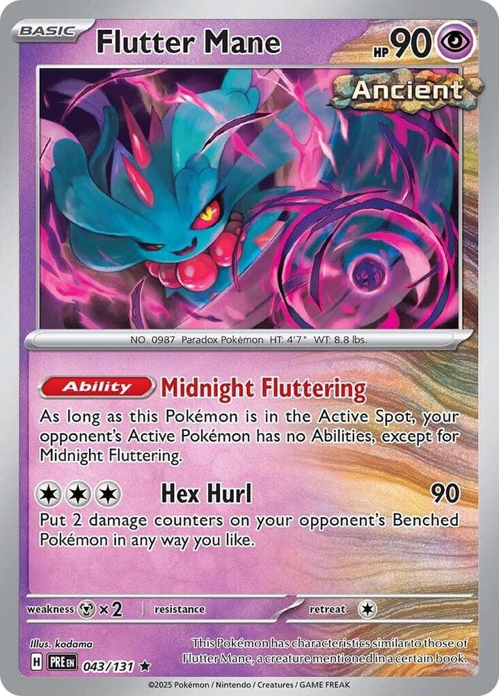 Flutter Mane (043/131) [Scarlet & Violet: Prismatic Evolutions] | Exor Games Bridgewater