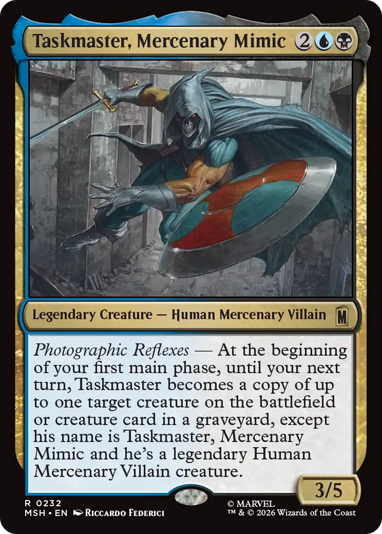 Taskmaster, Mercenary Mimic [Marvel Super Heroes] | Exor Games Bridgewater