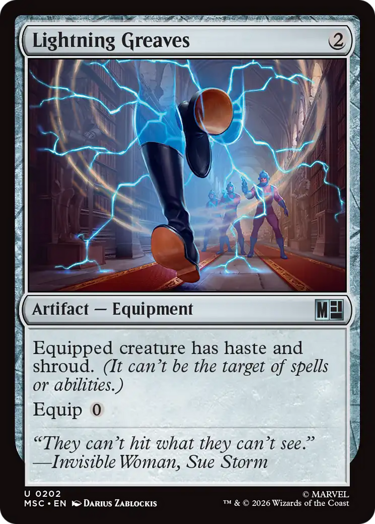 Lightning Greaves [Marvel Super Heroes Commander] | Exor Games Bridgewater
