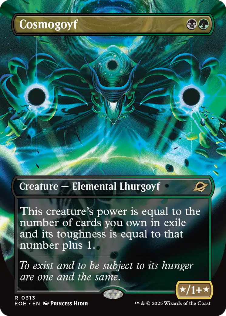 Cosmogoyf (Borderless) [Edge of Eternities] | Exor Games Bridgewater