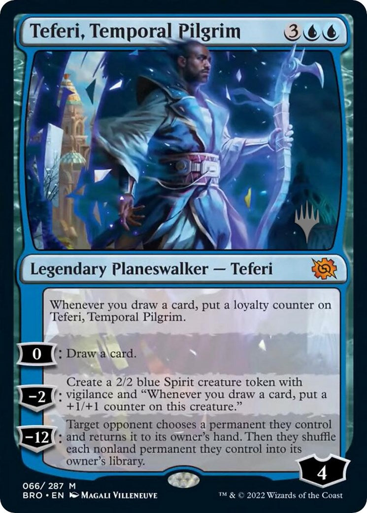 Teferi, Temporal Pilgrim (Promo Pack) [The Brothers' War Promos] | Exor Games Bridgewater