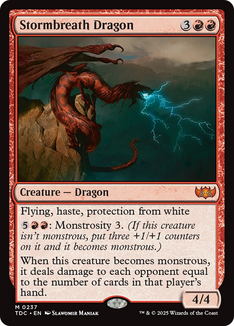 Stormbreath Dragon [Tarkir: Dragonstorm Commander] | Exor Games Bridgewater