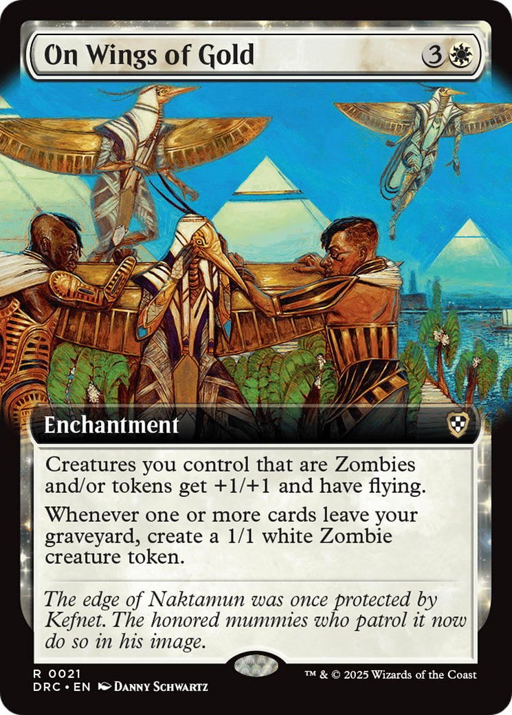 On Wings of Gold (Extended Art) [Aetherdrift Commander] | Exor Games Bridgewater