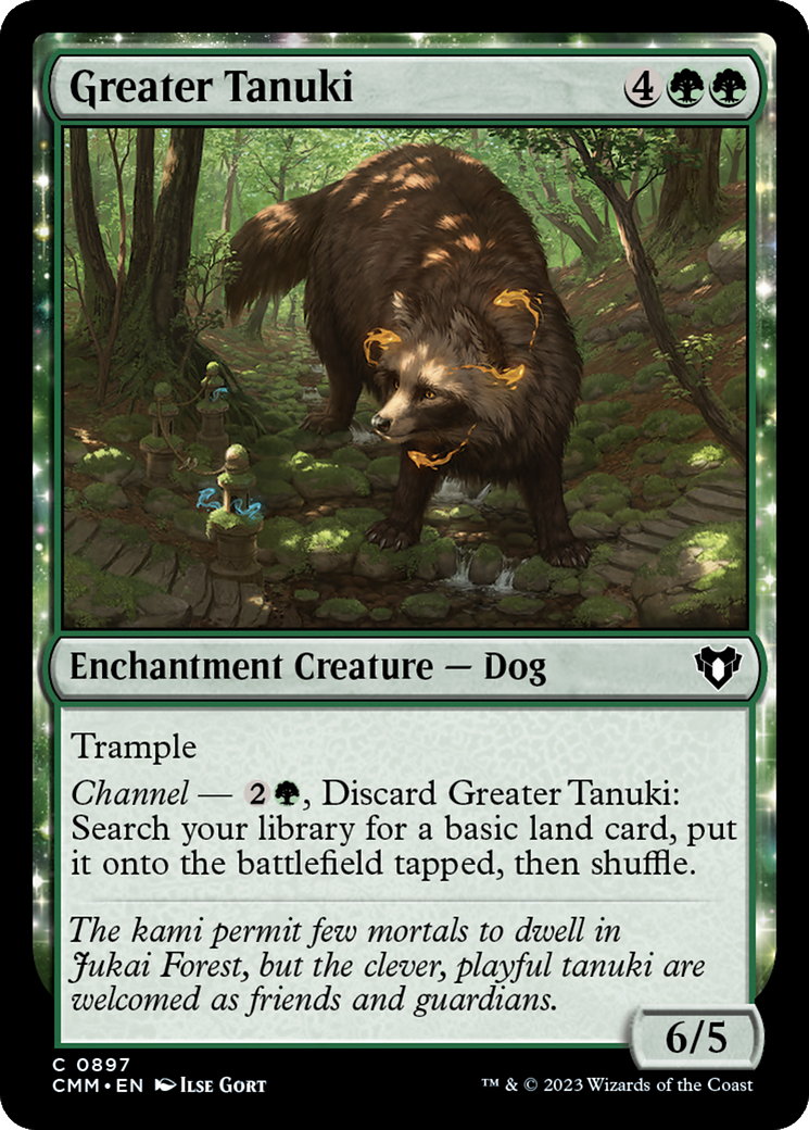 Greater Tanuki [Commander Masters] | Exor Games Bridgewater