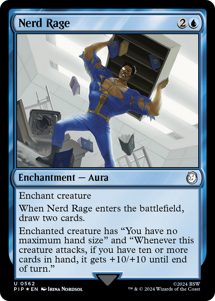 Nerd Rage (Surge Foil) [Fallout] | Exor Games Bridgewater