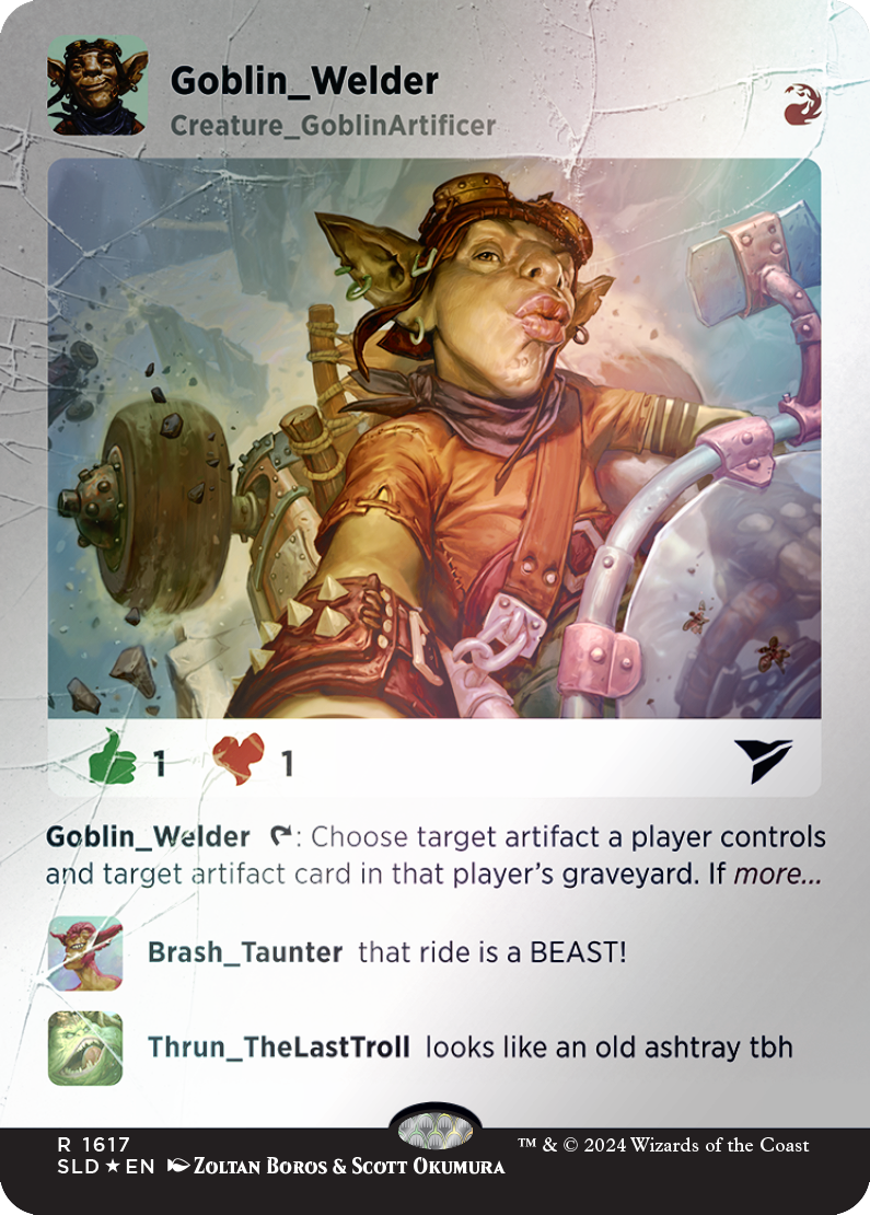 Goblin Welder (Rainbow Foil) [Secret Lair Drop Series] | Exor Games Bridgewater