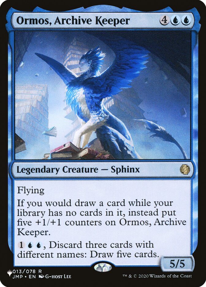 Ormos, Archive Keeper [The List] | Exor Games Bridgewater