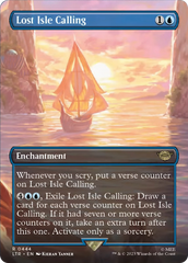 Lost Isle Calling (Borderless Alternate Art) [The Lord of the Rings: Tales of Middle-Earth] | Exor Games Bridgewater