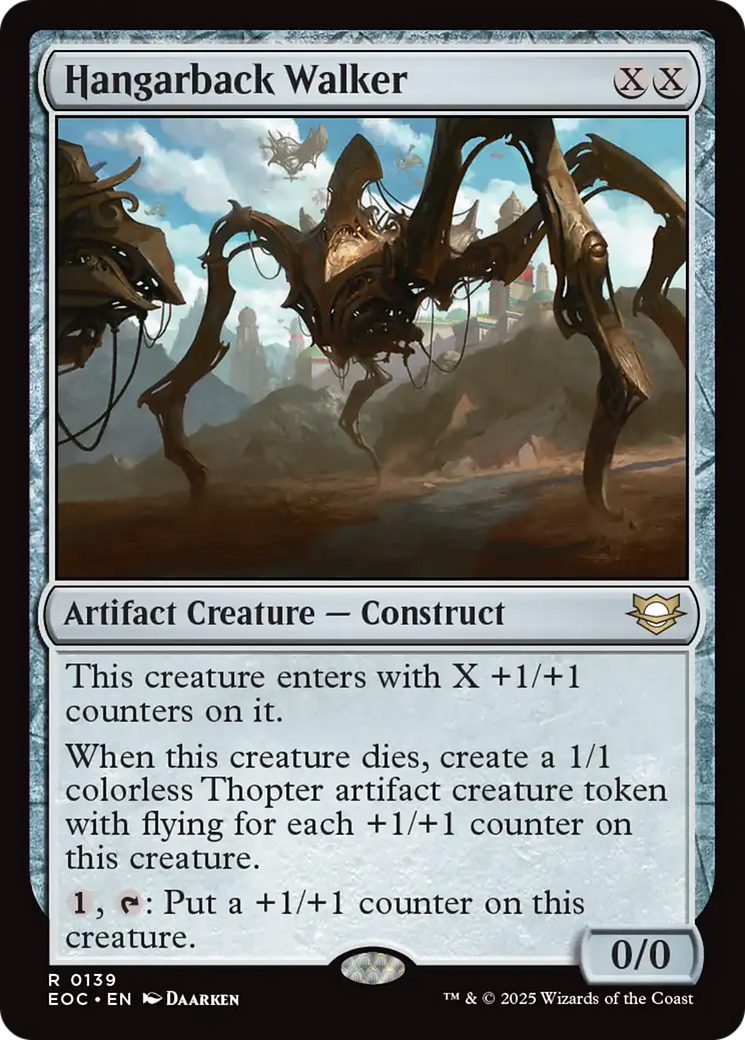 Hangarback Walker [Edge of Eternities Commander] | Exor Games Bridgewater