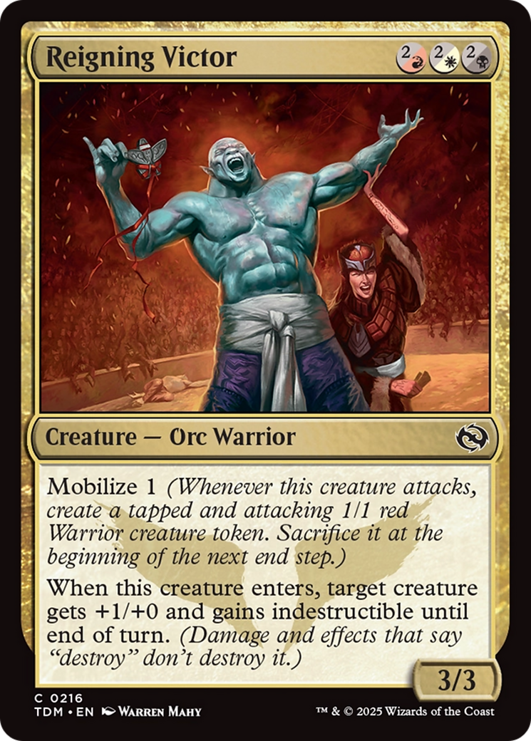 Reigning Victor [Tarkir: Dragonstorm] | Exor Games Bridgewater
