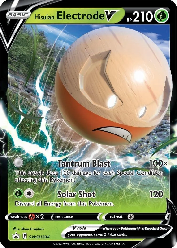 Hisuian Electrode V (SWSH294) [Sword & Shield: Black Star Promos] | Exor Games Bridgewater