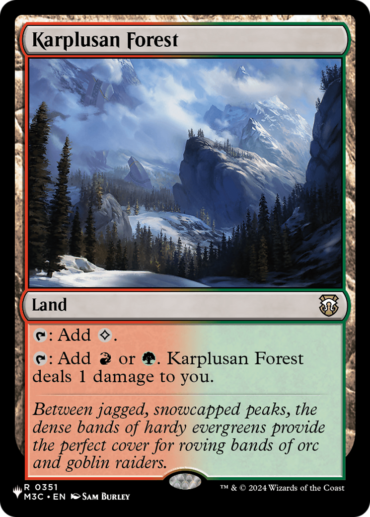 Karplusan Forest (M3C) [The List] | Exor Games Bridgewater