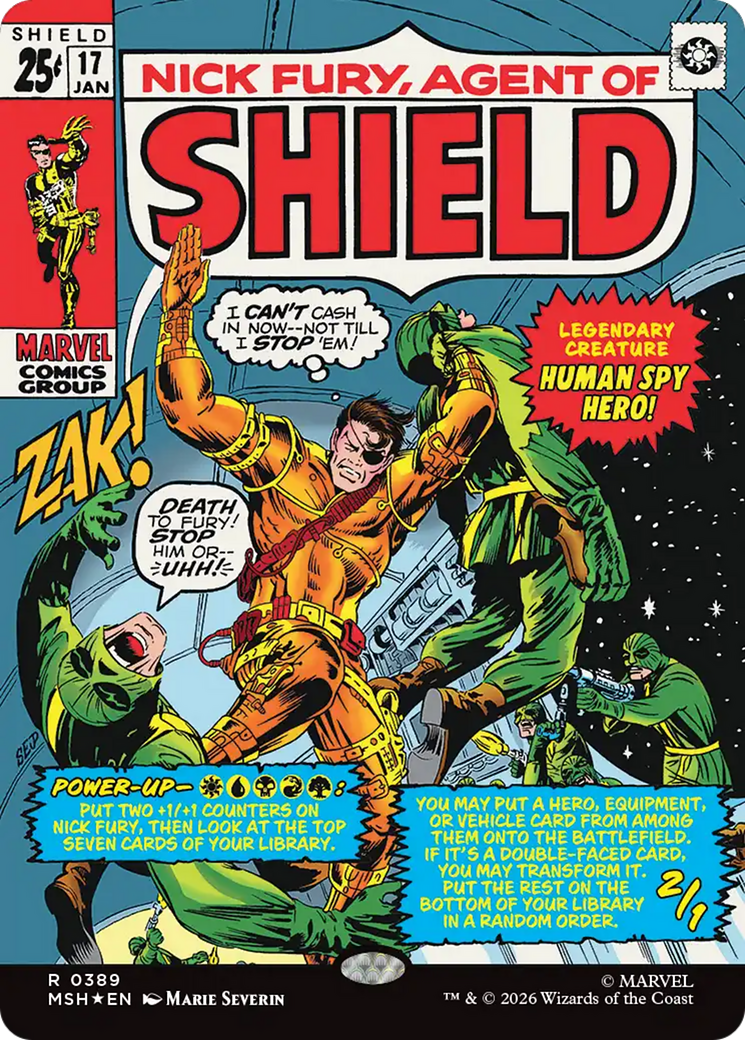 Nick Fury, Agent of S.H.I.E.L.D. (Borderless) (0389) [Marvel Super Heroes] | Exor Games Bridgewater