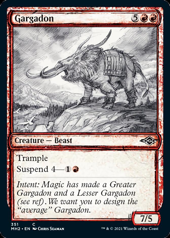 Gargadon (Sketch) [Modern Horizons 2] | Exor Games Bridgewater