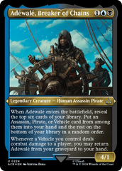 Adewale, Breaker of Chains (Foil Etched) [Assassin's Creed] | Exor Games Bridgewater