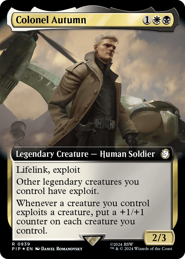 Colonel Autumn (Extended Art) (Surge Foil) [Fallout] | Exor Games Bridgewater