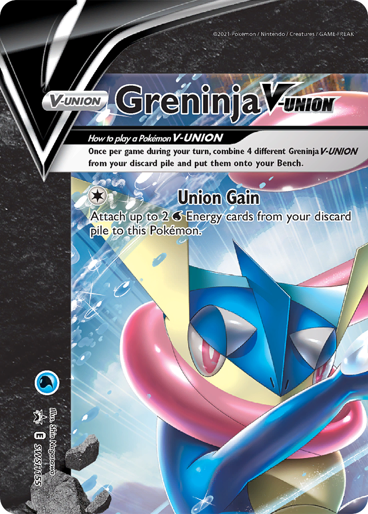 Greninja V-Union (SWSH155) [Sword & Shield: Black Star Promos] | Exor Games Bridgewater