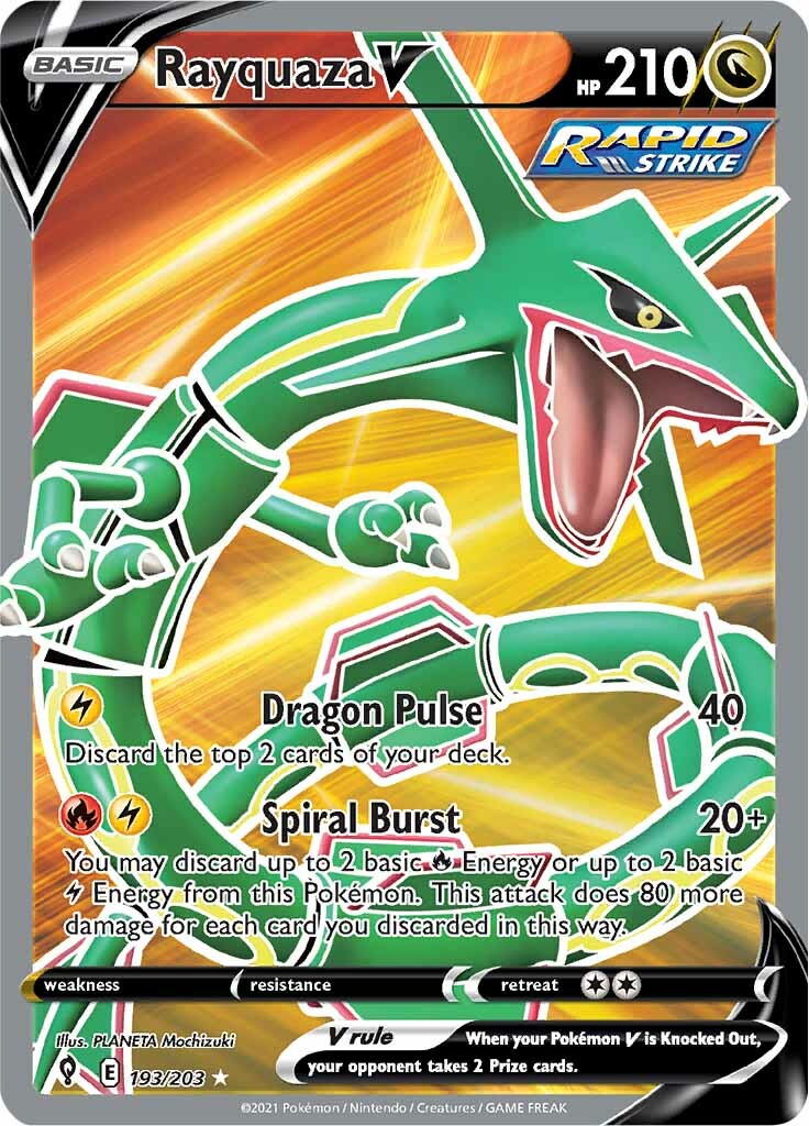 Rayquaza V (193/203) [Sword & Shield: Evolving Skies] | Exor Games Bridgewater