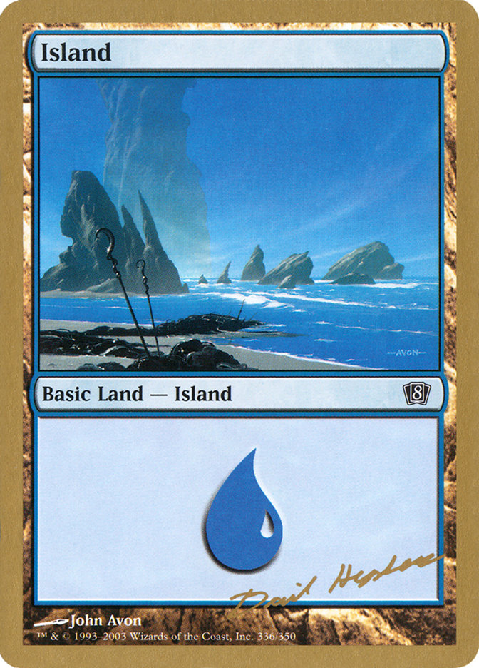 Island (dh336) (Dave Humpherys) [World Championship Decks 2003] | Exor Games Bridgewater